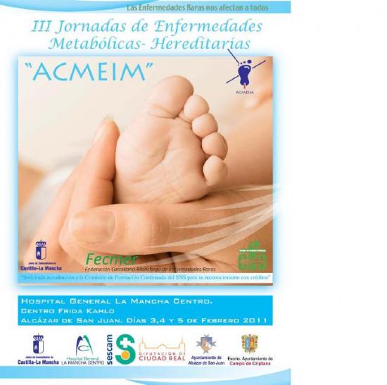 III Jornadas de Enfermedades Metabolicas Hereditarias - ACMEIM. Fecmer