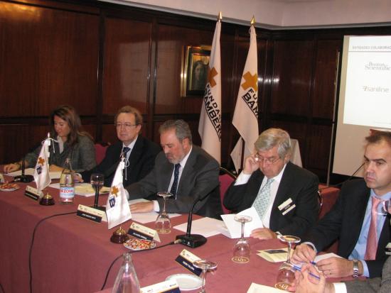 La mesa presidencial