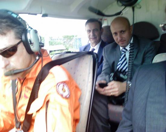 Antonio Burgueño y el Secretario de Estado de Salud de Rio de Janeiro