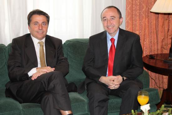 Los Consejeros de Sanidad de las Comunidades de Valencia y Castilla La Mancha.