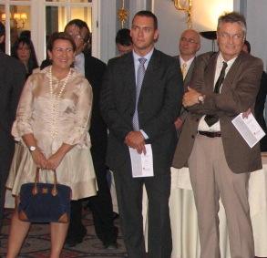 Paloma Beltrán de Boston Scientific, Javier Lopez de Microsoft y Josep Manyac de