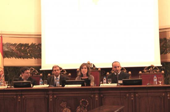 Rogelio Pardo (Madrid Biocluster), Ignacio Para (Fundación Bamberg) y Rafael Lam