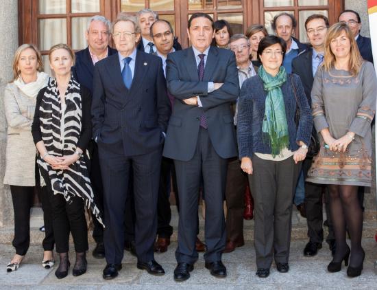 Los asistentes a la reunion de trabajo