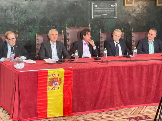 Ignacio Para, Pedro Baños, Ramon Tamames y Arturo Fernández-Cruz