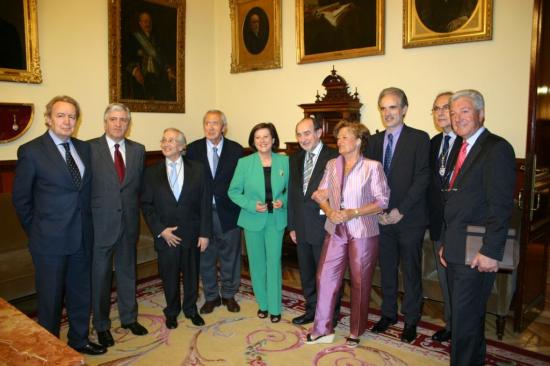 Foto con los académicos