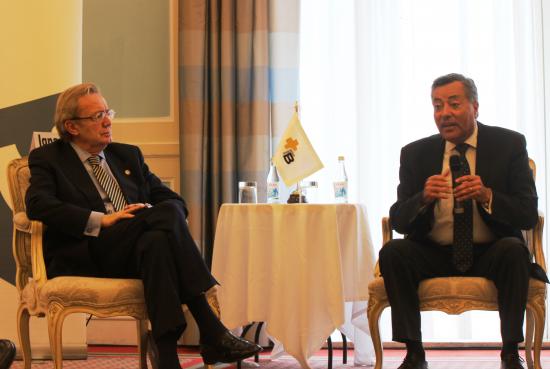 Ignacio Para con el Secretario de Estado de Salud de Portugal
