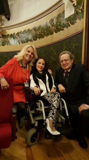 Con la Senadora por CLM Virginia Felipe