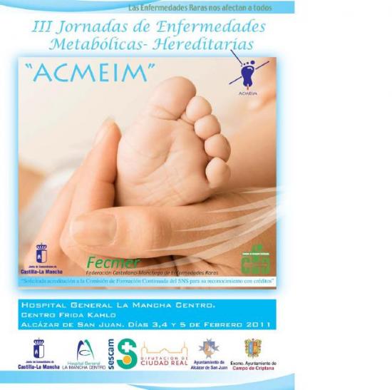 III Jornadas de Enfermedades Metabolicas Hereditarias - ACMEIM. Fecmer III Jornadas de Enfermedades Metabolicas Hereditarias - ACMEIM. Fecmer