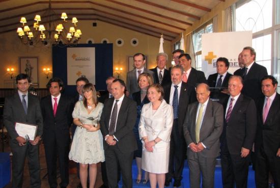 Las Autoridades Sanitarias y todos los galardonados
