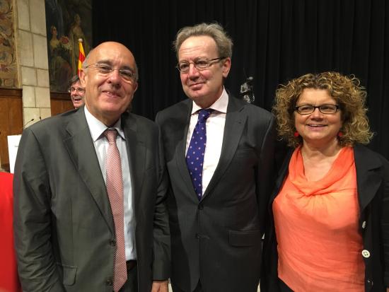 Ignacio Para con los exconsellers Boi Ruiz y Marina Geli