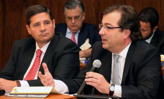 Joaquín Estevez, presidente de Sedisa y Guillermo Fernandez Vara, ex presidente 