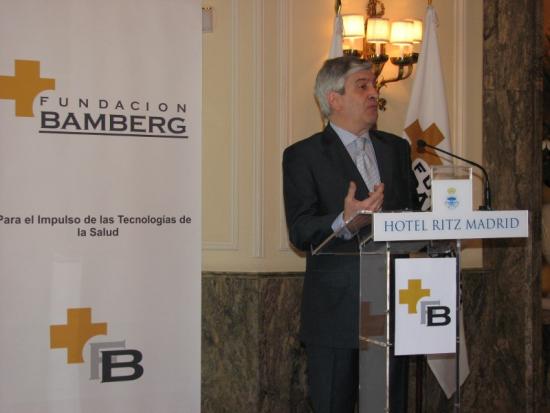 El Consejero Delegado de Janssen Cilag, Martín Sellés, felicita al Conseller