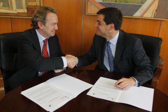 El Presidente de la Fundación Bamberg y el Consejero Delegado del Grupo Intereco