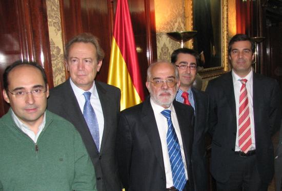 El Presidente de la Fundación Bamberg Ignacio Para y el Subdirector General de l